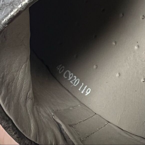 Ecco Touch Ballerina 2.0 Warm Grey Leather Flats EU40 US10 - Picture 11 of 11